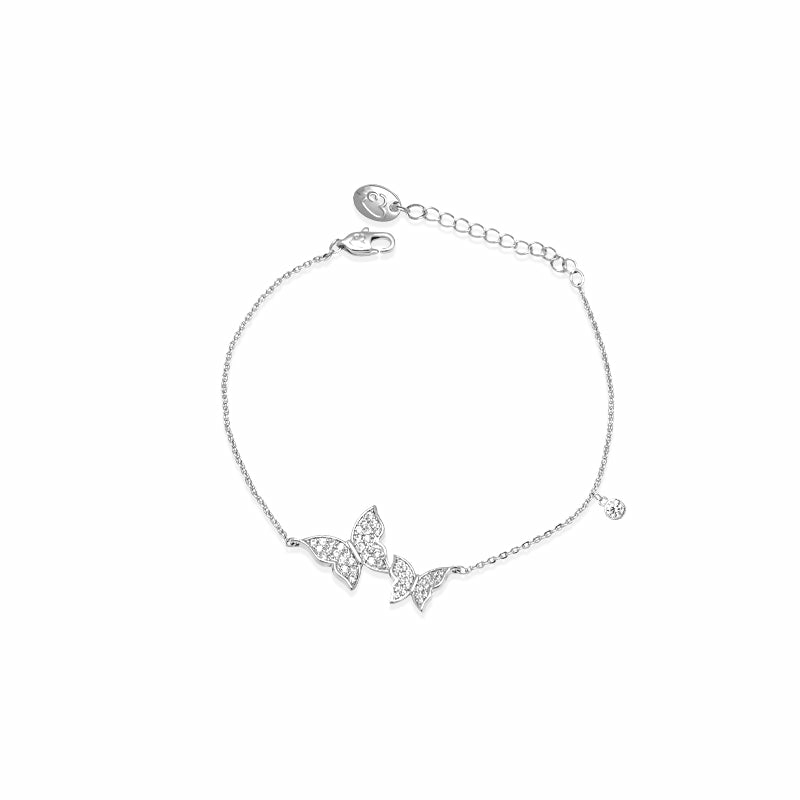 Bracelets & Bangles | Butterfly Cubic Zirconia Bracelet Bracelets & Bangles Bracelets & Bangles