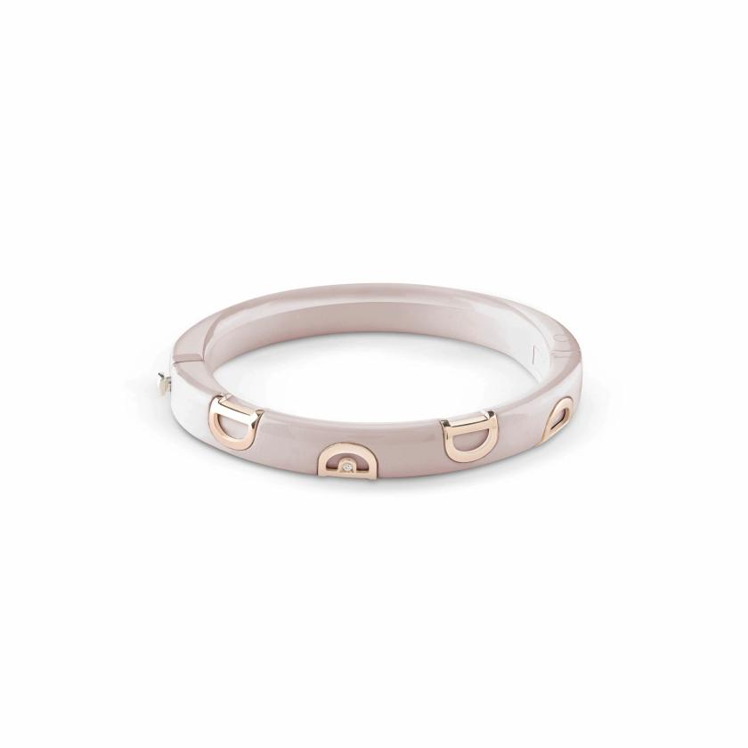 Bracelets & Bangles | Cappuccino Ceramic, Pink Gold And Diamond Bracelet Bracelets & Bangles Bracelets & Bangles