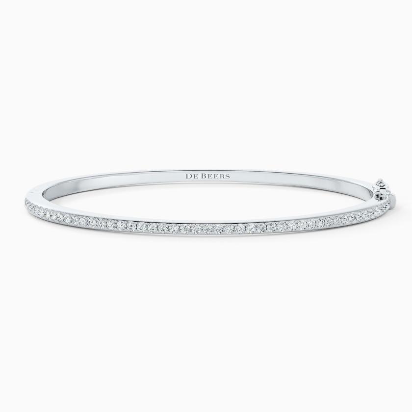 Bracelets & Bangles | Db Classic Bangle In White Gold Bracelets & Bangles Bracelets & Bangles