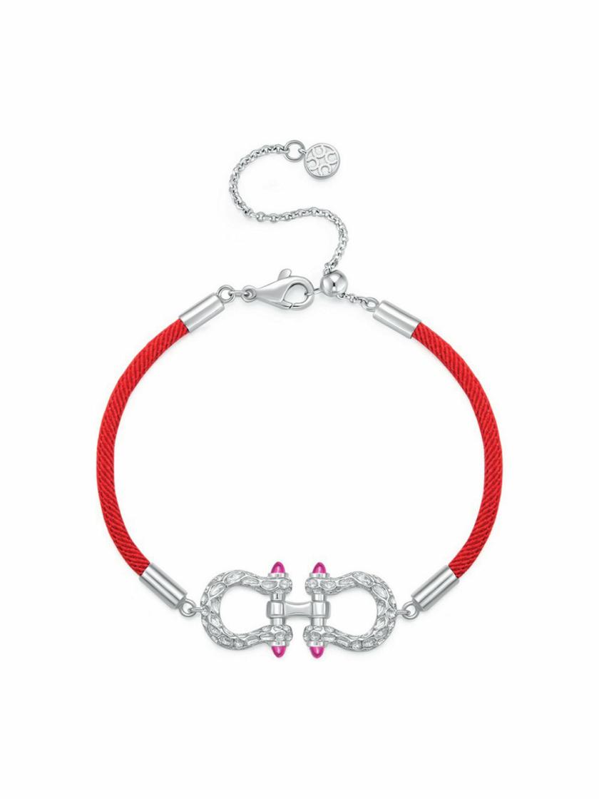 Bracelets & Bangles | Double Horseshoe Bracelet (White) Bracelets & Bangles Bracelets & Bangles