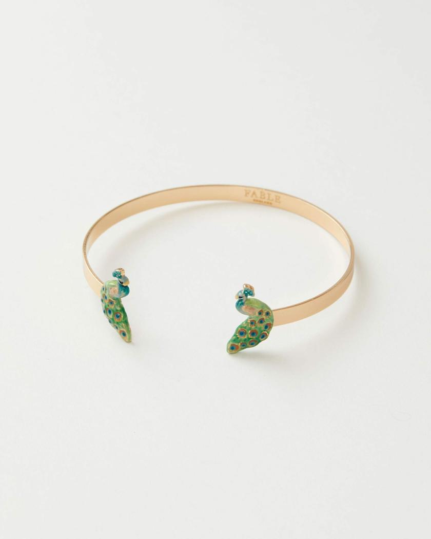 Bracelets & Bangles | Enamel Peacock Bangle Bracelets & Bangles Bracelets & Bangles