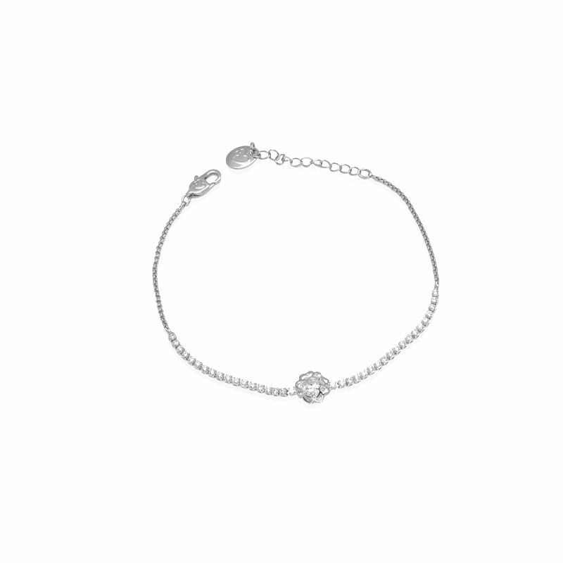 Bracelets & Bangles | Flower Cubic Zirconia Bracelet Bracelets & Bangles Bracelets & Bangles