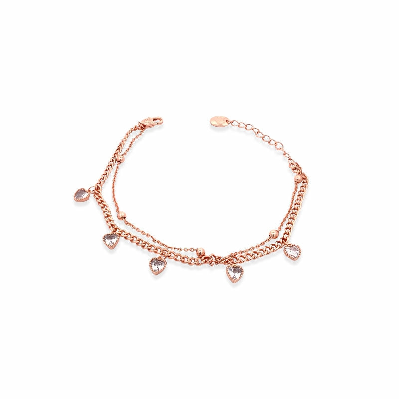 Bracelets & Bangles | Heart Cubic Zirconia Bracelet Bracelets & Bangles Bracelets & Bangles