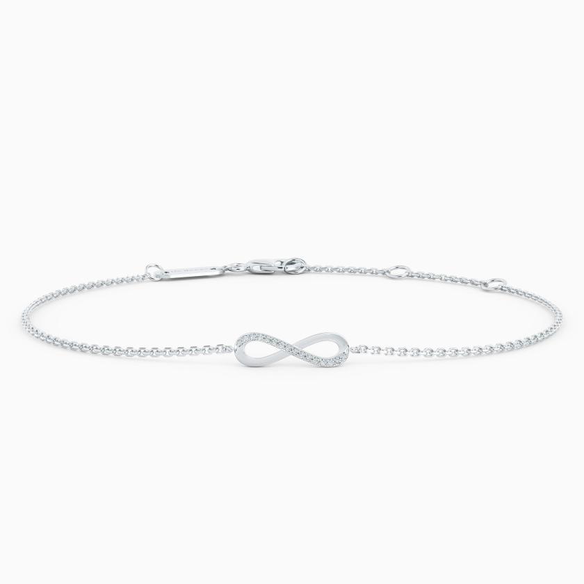 Bracelets & Bangles | Infinity Bracelet In White Gold Bracelets & Bangles Bracelets & Bangles