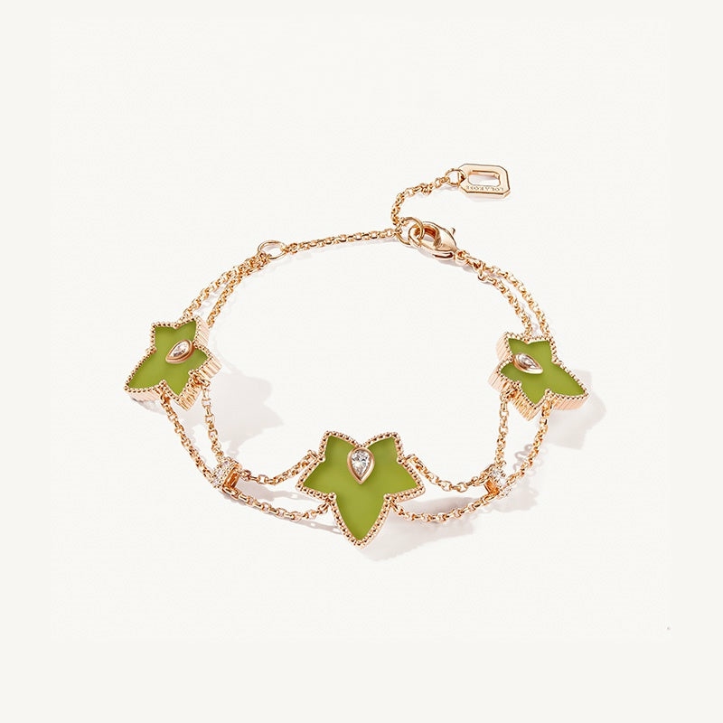 Bracelets & Bangles | Ivy Green Onyx Three-Leaf Bracelet Bracelets & Bangles Bracelets & Bangles