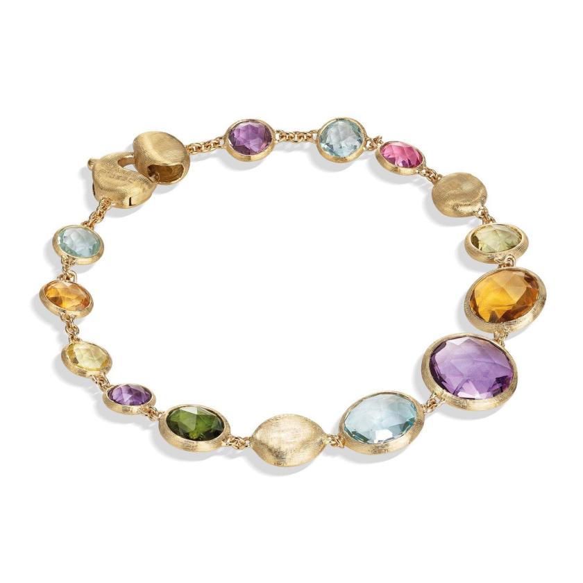 Bracelets & Bangles | Jaipur Colour Mixed Gemstone Bracelet In 18Ct Yellow Gold Bracelets & Bangles Bracelets & Bangles