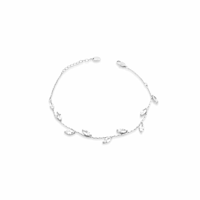 Bracelets & Bangles | Leaf Cubic Zirconia Bracelet Bracelets & Bangles Bracelets & Bangles