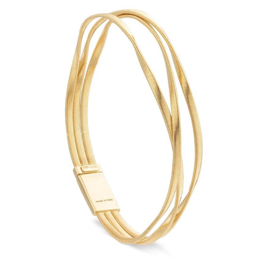 Bracelets & Bangles | Marrakech Three Strand Coil Bracelet In 18Ct Yellow Gold Bracelets & Bangles Bracelets & Bangles