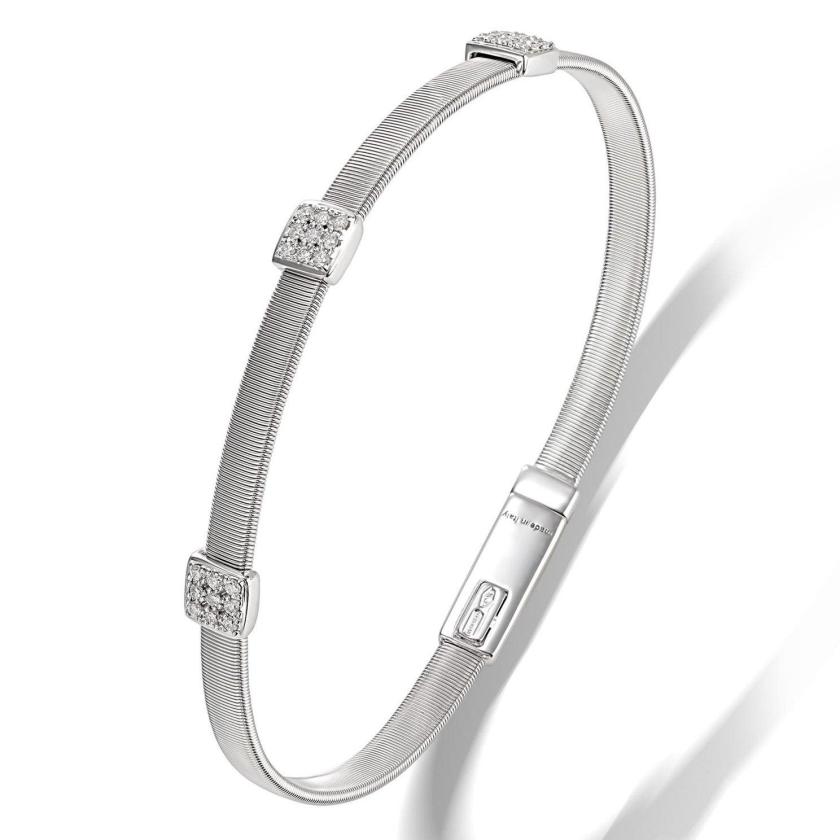 Bracelets & Bangles | Masai Diamond Bangle In 18Ct White Gold Bracelets & Bangles Bracelets & Bangles