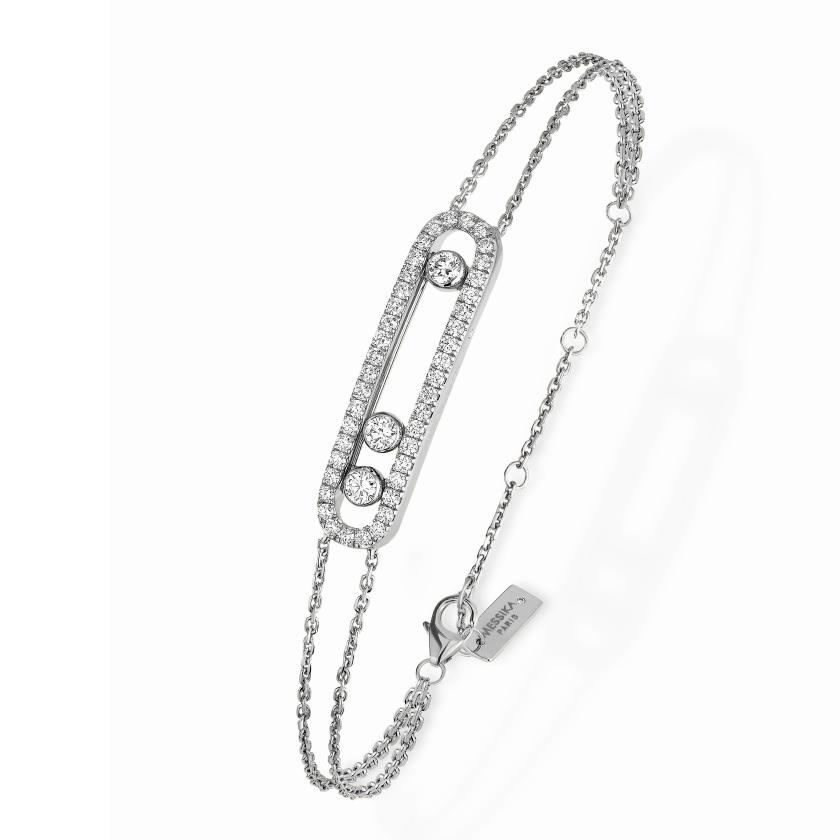 Bracelets & Bangles | Move Classic Diamond Bracelet In 18Ct White Gold Bracelets & Bangles Bracelets & Bangles