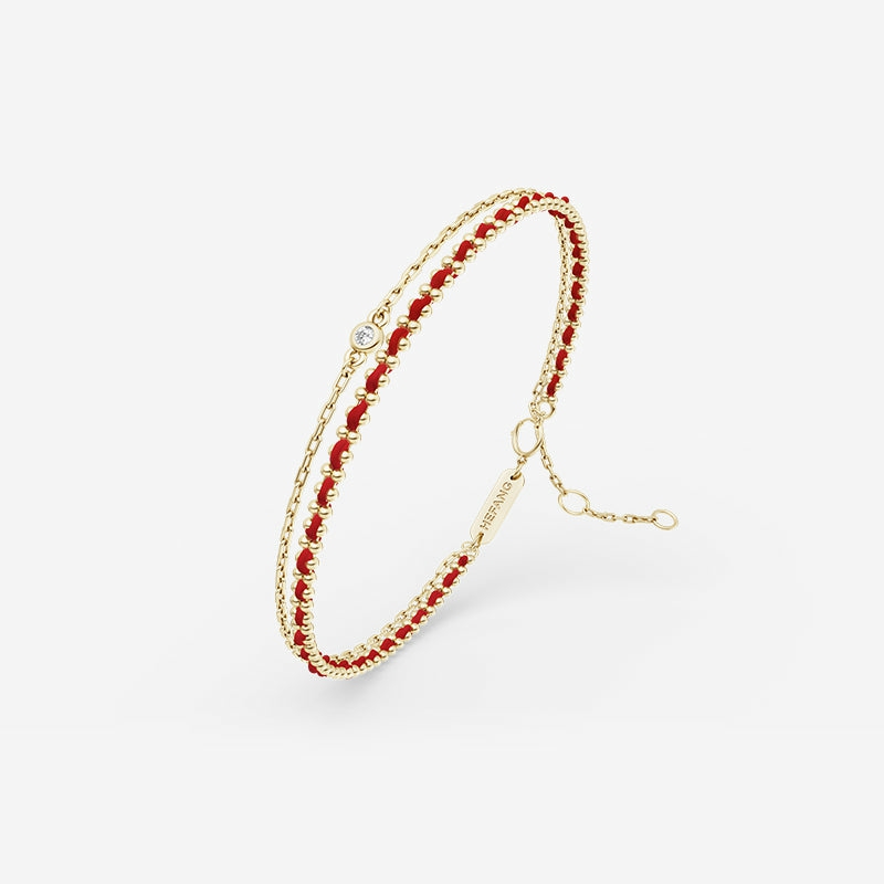 Bracelets & Bangles | Red String Bracelet – 14K Gold Diamond Bracelets & Bangles Bracelets & Bangles