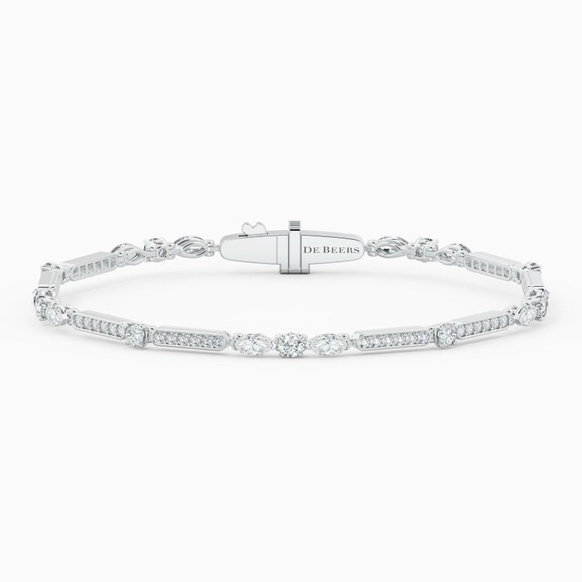 Bracelets & Bangles | Snow Dance Bracelet In White Gold Bracelets & Bangles Bracelets & Bangles