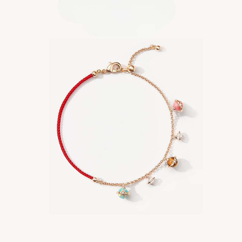 Bracelets & Bangles | Tiger Eye Synthetic Opal & Rhodonite Bracelet(Shipping From January 6Th) Bracelets & Bangles Bracelets & Bangles