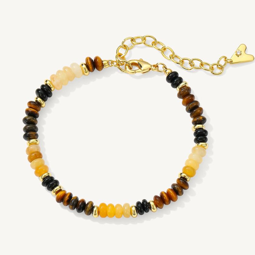 Bracelets & Bangles | Secret Garden Natural Gemstone Tiger's Eye Beaded Bracelet Bracelets & Bangles bracelet