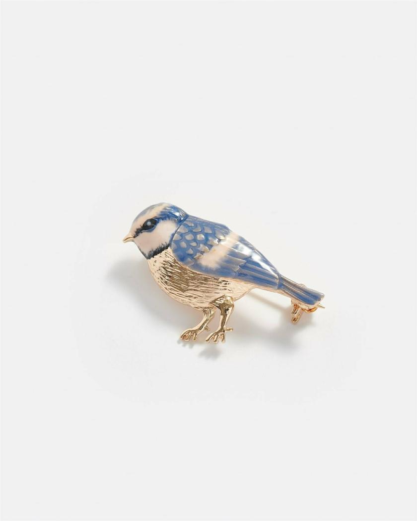 Brooches | Enamel Blue Tit Brooch Brooches Brooches