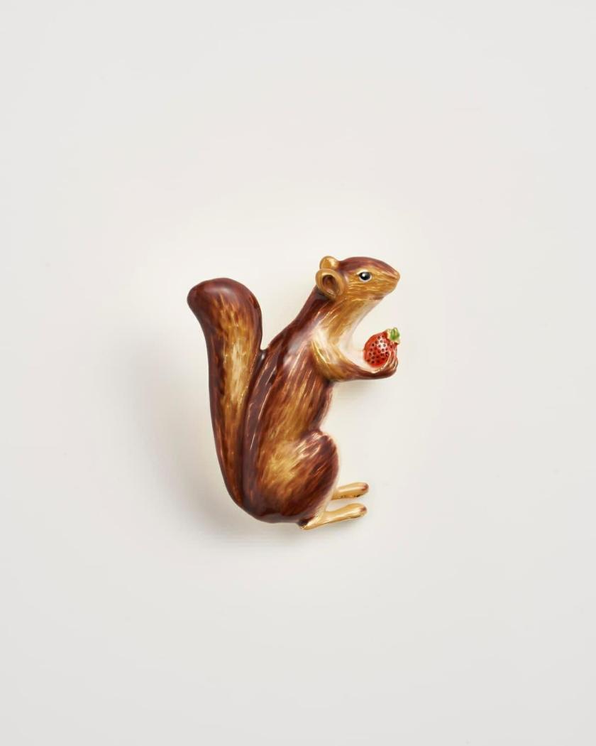 Brooches | Enamel Cheeky Squirrel Brooch Brooches Brooches