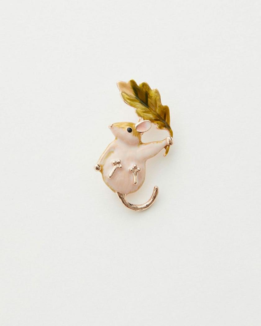 Brooches | Enamel Dormouse Brooch Brooches Brooches