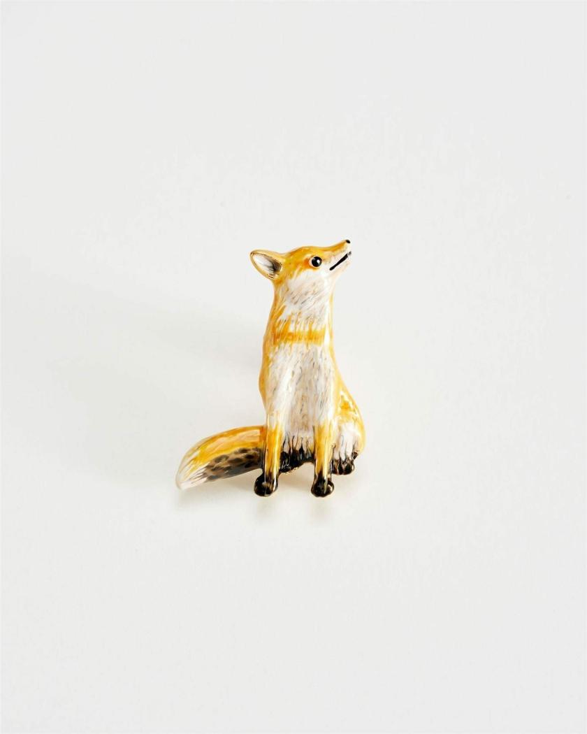 Brooches | Enamel Fox Brooch Brooches Brooches