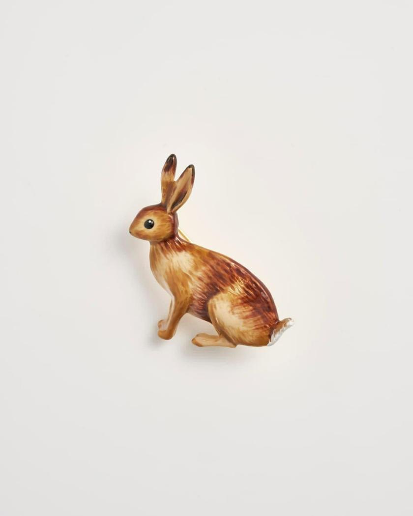 Brooches | Enamel Rabbit Brooch Brooches Brooches