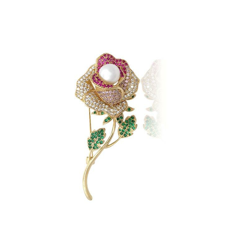 Brooches | Flower Freshwater Pearl Brooch Brooches Brooches