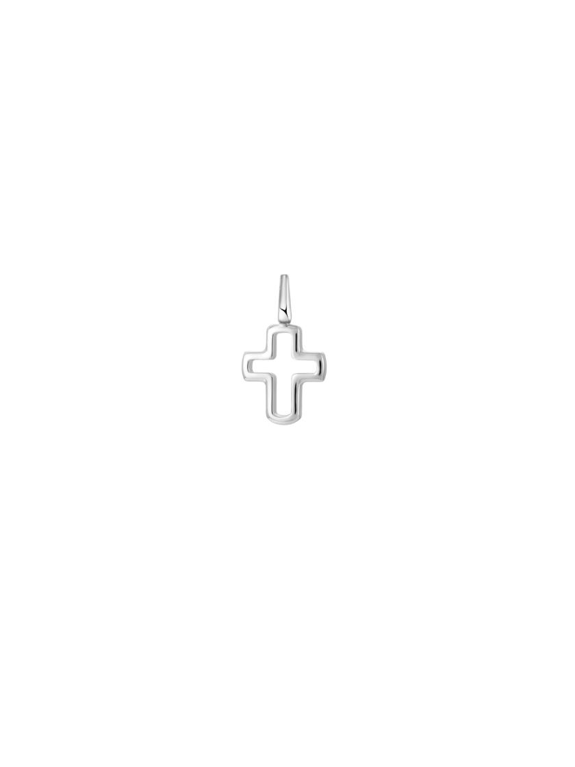 Charms | Hollow Cross Charm (White) Charms Charms