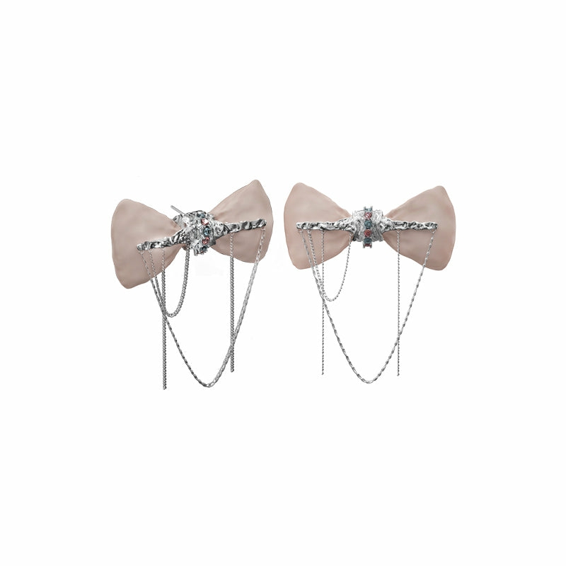 Earrings | Ambush Leather Bow Tassel Earrings Earrings Earrings