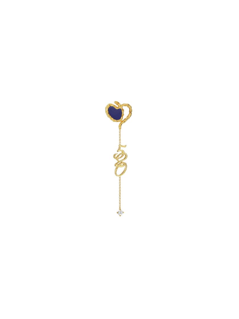 Earrings | Amore Earring – Blue (Single) Earrings Earrings