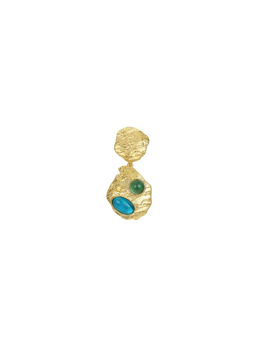 Earrings | Antila Earring – Blue & Green (Single) Earrings Earrings