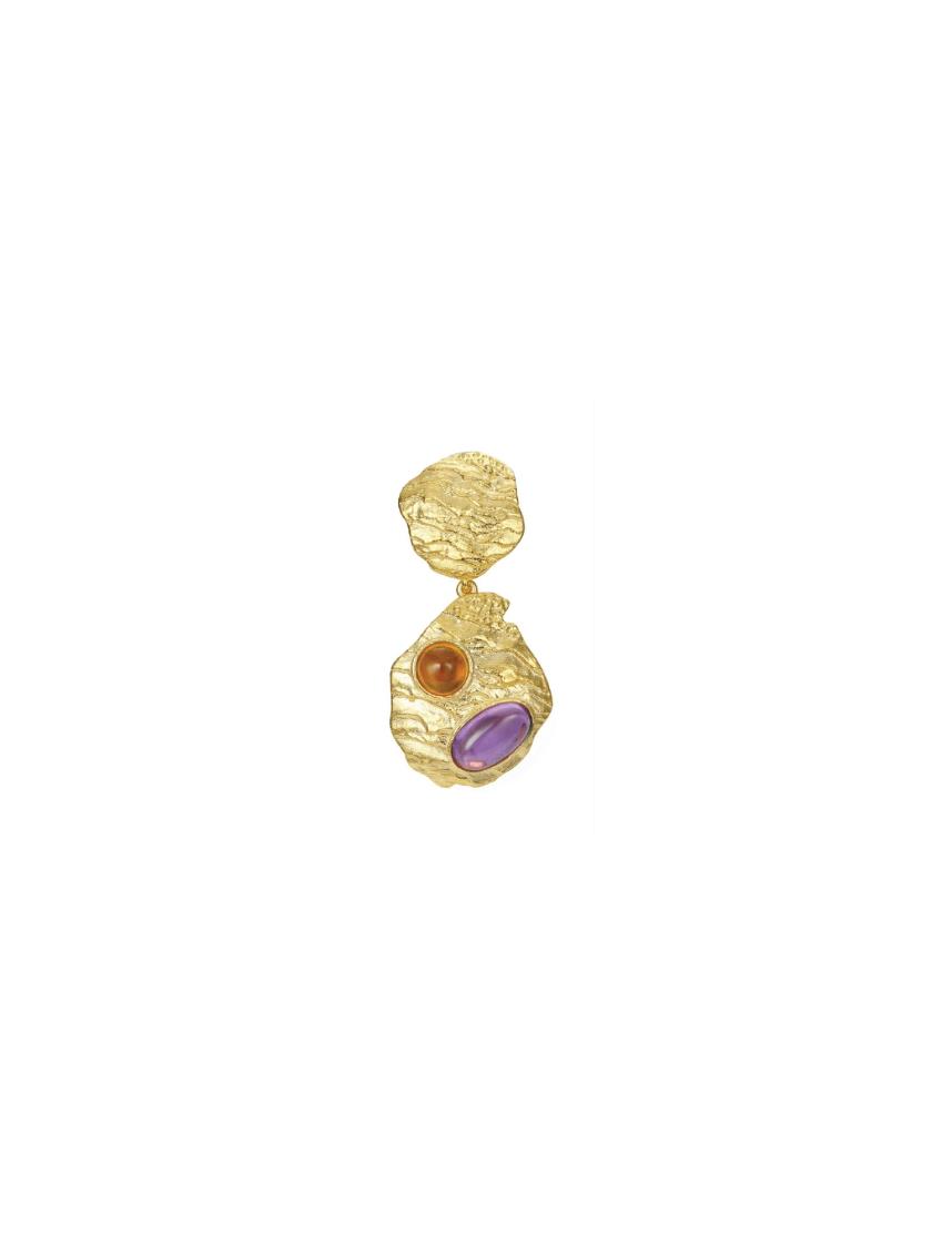 Earrings | Antila Earring – Orange & Purple (Single) Earrings Earrings