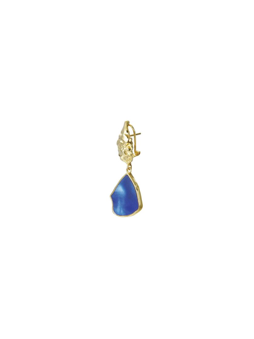 Earrings | Baroque Earring – Blue (Single) Earrings Earrings