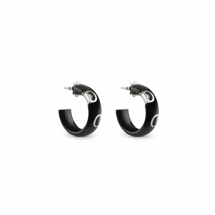 Earrings | Black Ceramic, White Gold And Diamond Earrings Earrings Earrings