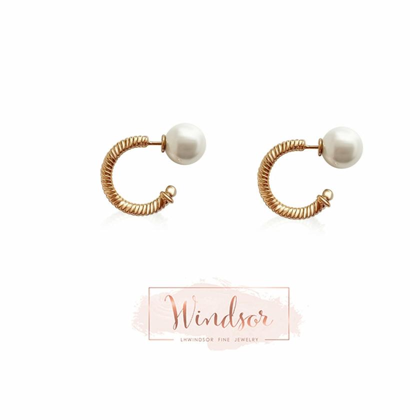 Earrings | Cable Pearl Earrings Earrings Earrings