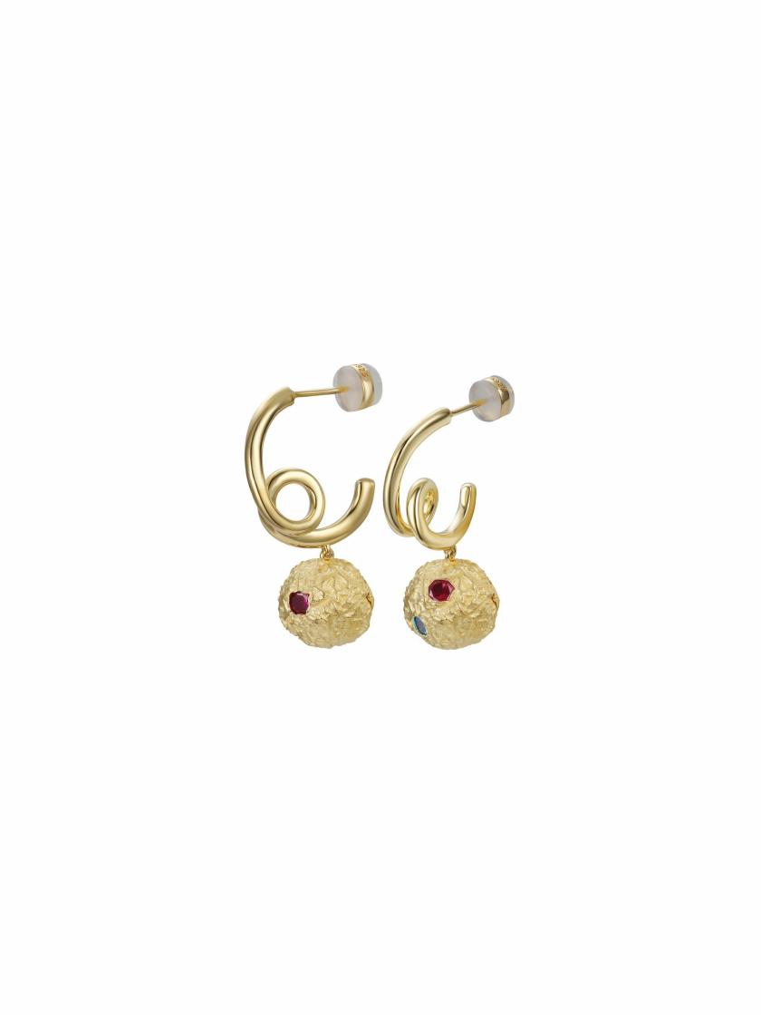 Earrings | Cocoa Earrings – Spiral (Pair) Earrings Earrings