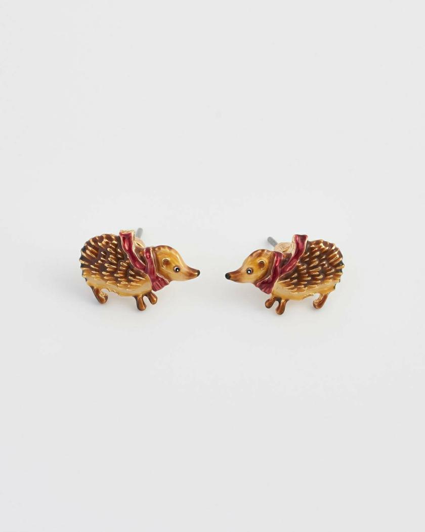 Earrings | Cosy Hedgehog Charm Stud Earrings Earrings Earrings