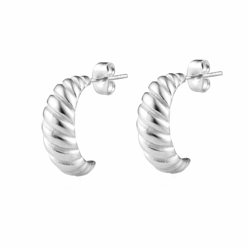 Earrings | Croissant Hoops Earrings Earrings