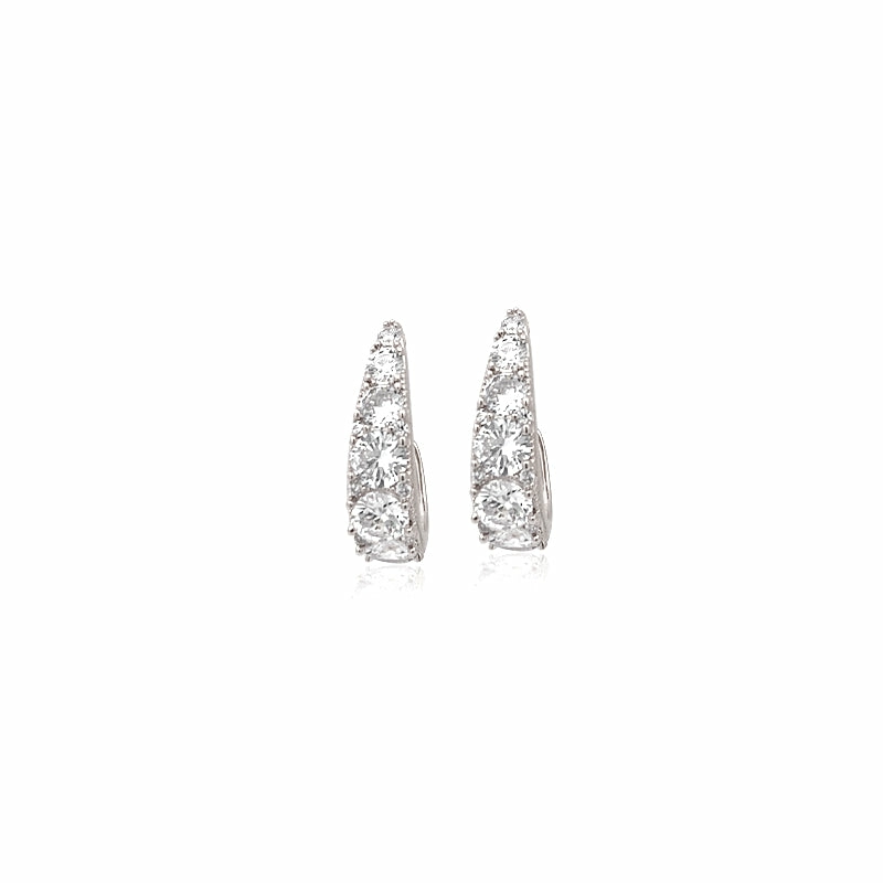 Earrings | Cubic Zirconia Hoop Stud Earrings Earrings Earrings