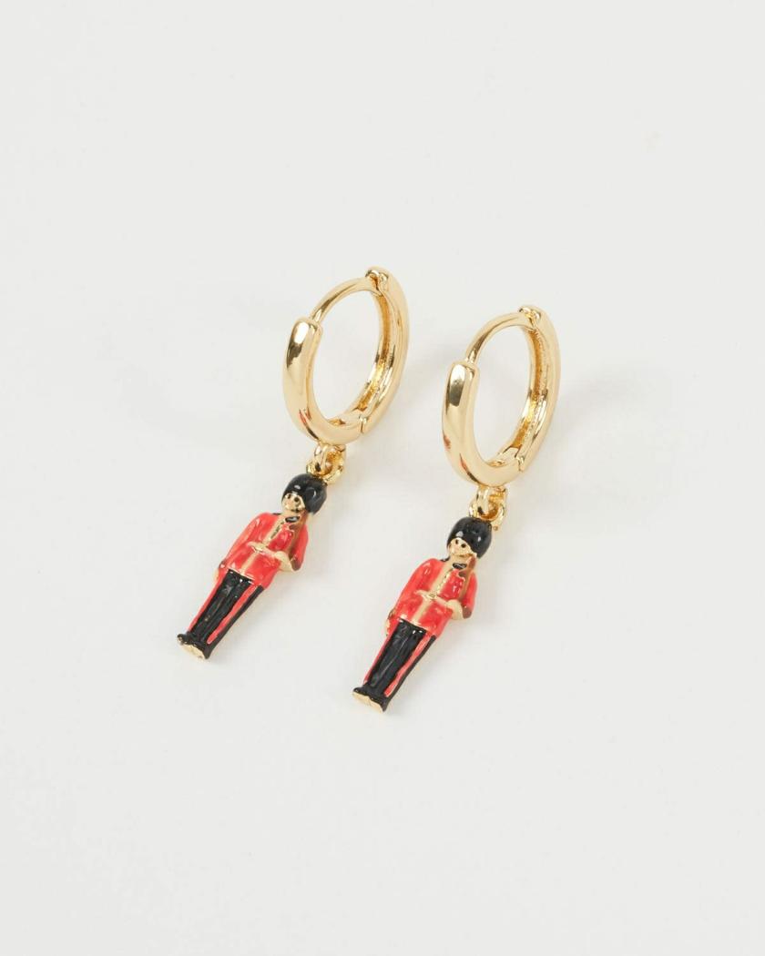 Earrings | Enamel King'S Guard Earrings Earrings Earrings