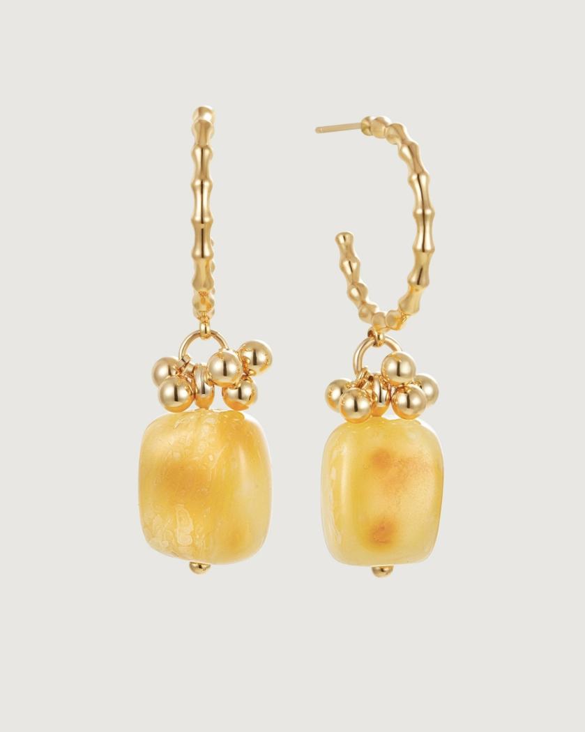 Earrings | Flower Amber Earring Earrings Earrings