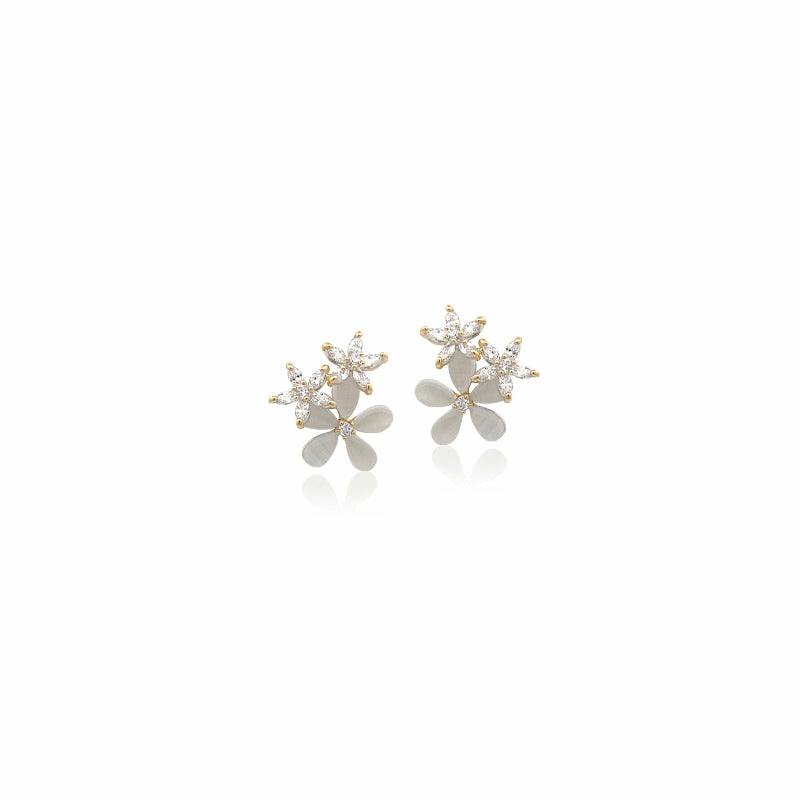 Earrings | Flower Simulated Moonstone Earrings Earrings Earrings