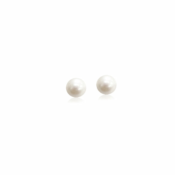 Earrings | Freshwater Pearl Button Earrings Earrings Earrings