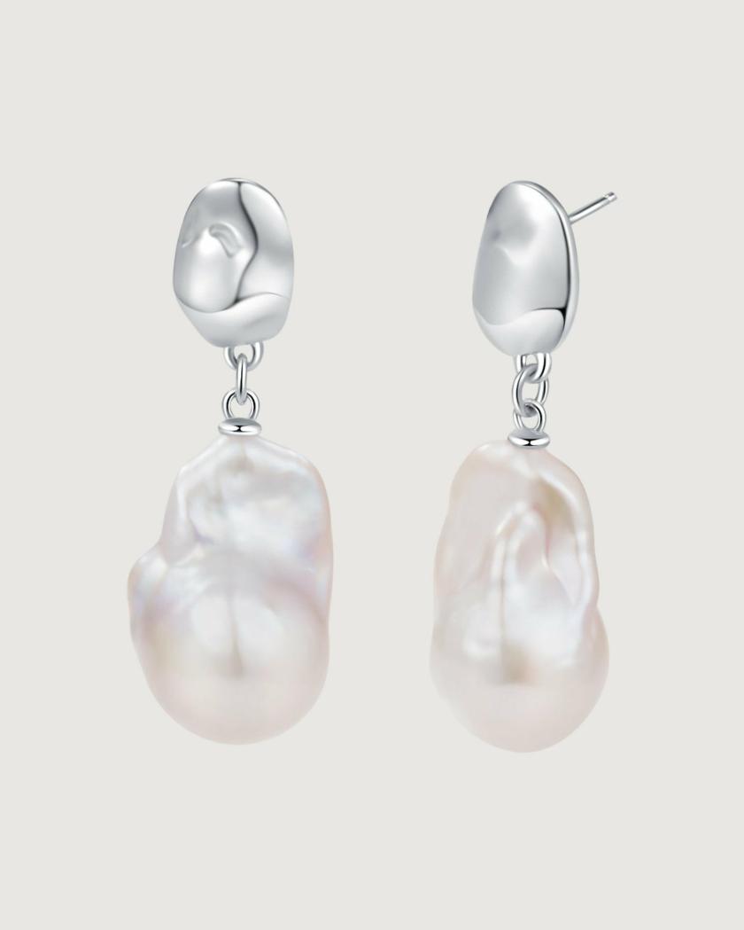 Earrings | Glimmering Waves Baroque Pearl Earring Earrings Earrings