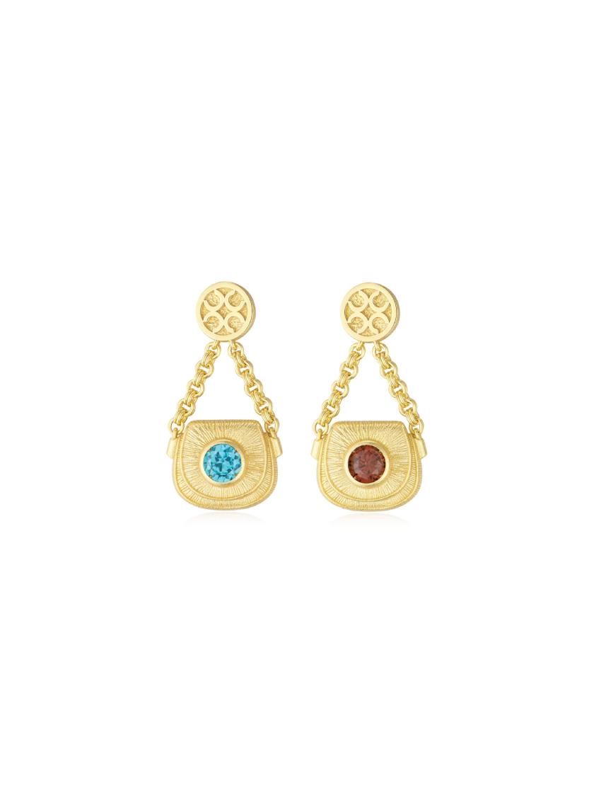 Earrings | Golden Bag Earrings (Pair) Earrings Earrings