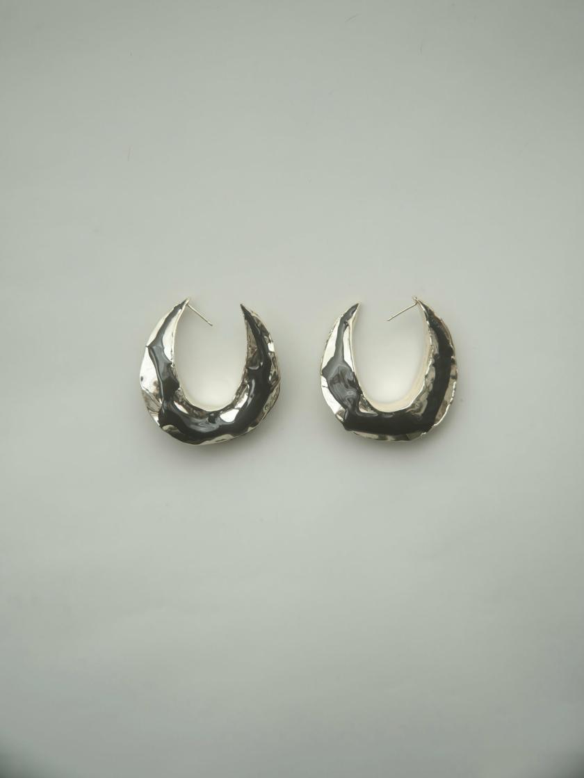 Earrings | Hanying X Yingpei Bell Danube Enamel Earrings (Silver) Earrings Earrings