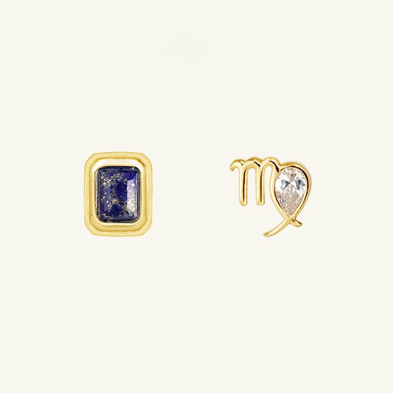 Earrings | Imprint Ab Zodiac Birthstone Stud Earrings Earrings Aquarius