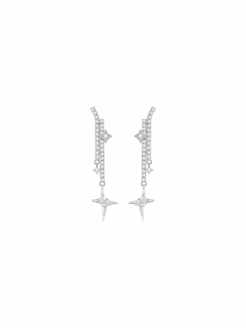 Earrings | Lucky Star Earrings (White) (Pair) Earrings Earrings