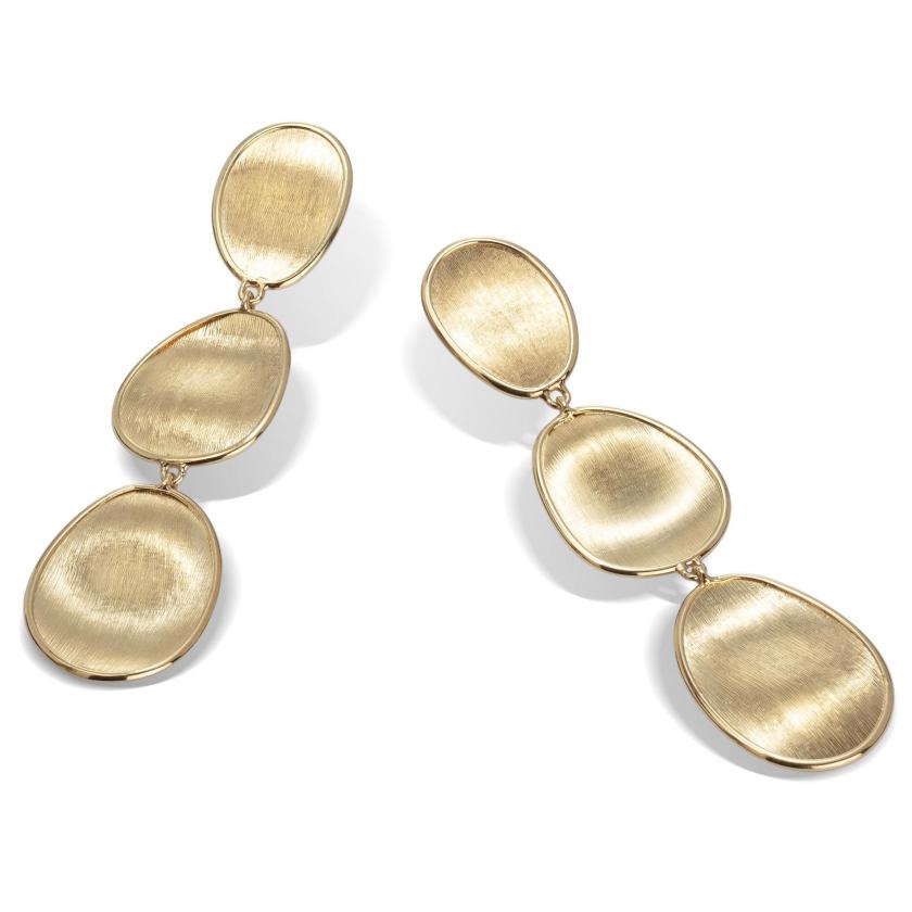 Earrings | Lunaria Drop Earrings In 18Ct Yellow Gold Earrings Earrings