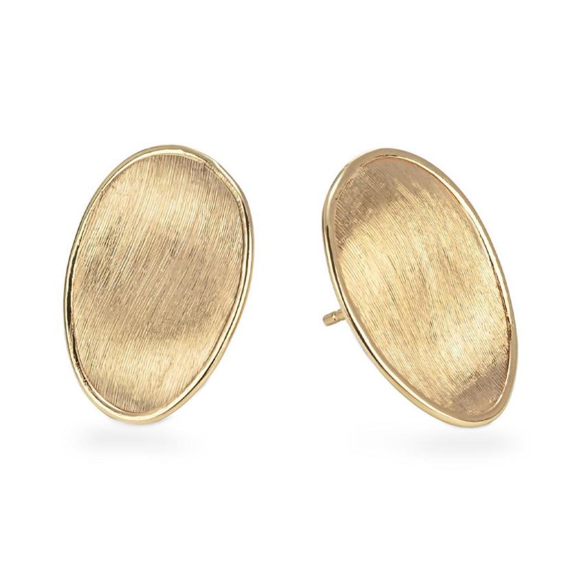 Earrings | Lunaria Stud Earrings In 18Ct Yellow Gold Earrings Earrings