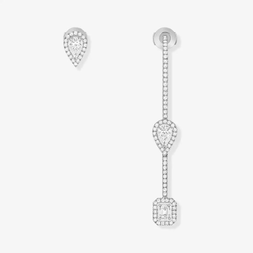 Earrings | My Twin Hook And Stud 3X0.10Ct Earrings Earrings