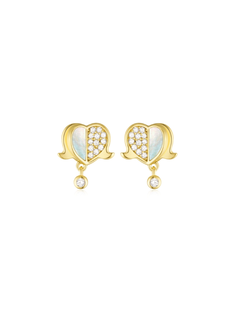 Earrings | Pearly Heart Earring Earrings Earrings