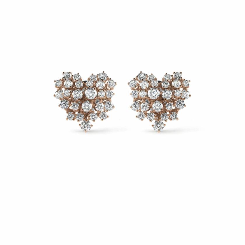 Earrings | Pink Gold And Diamonds Earrings Earrings Earrings